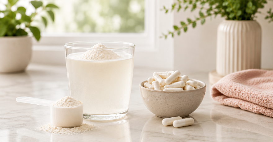 alaya multi collagen powder vs capsules 
